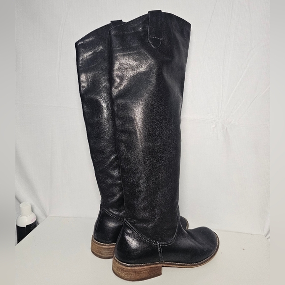 Shoes - Knee High Boots Leather 8